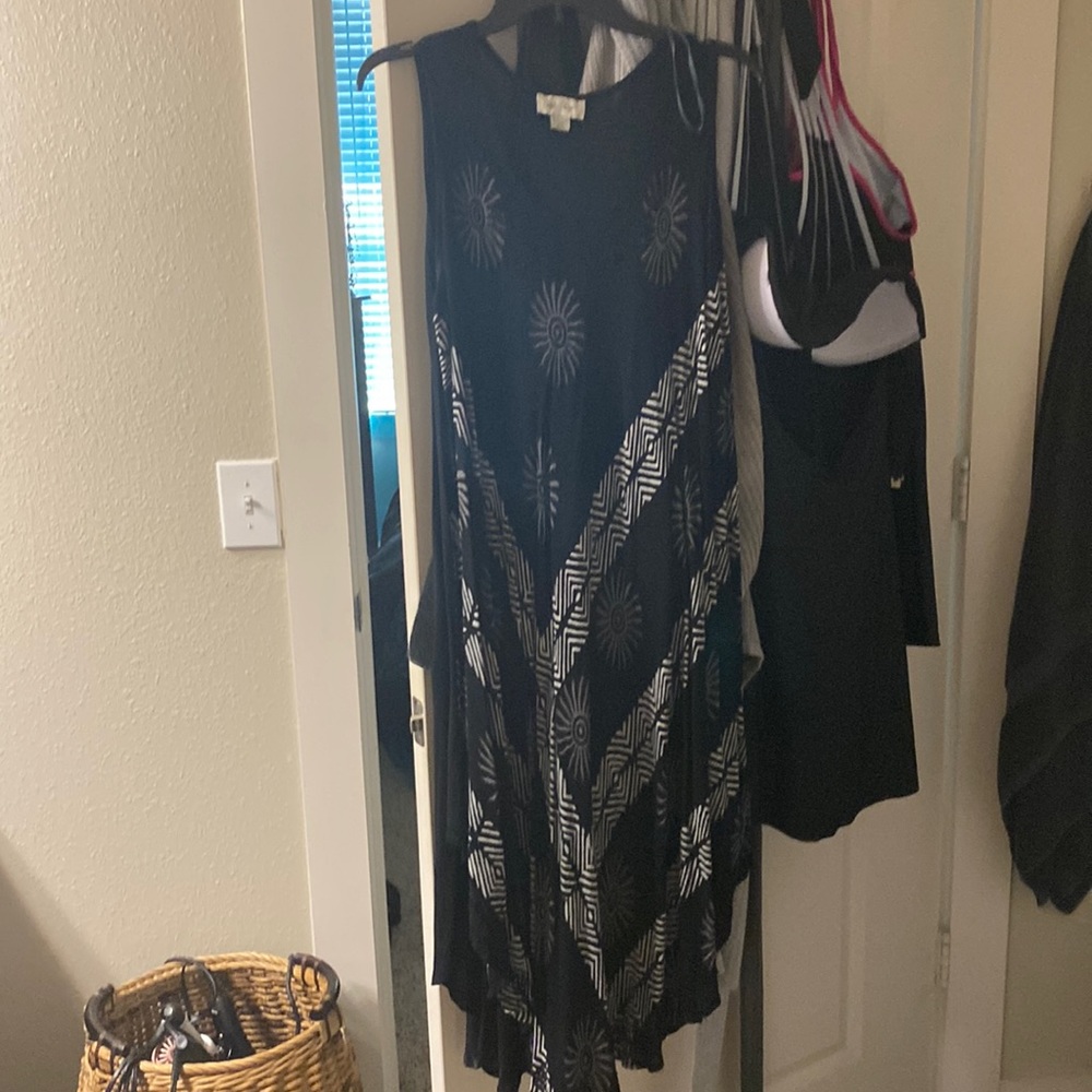 Black and white sundress